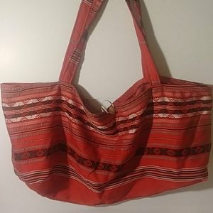 Homemade beach type tote